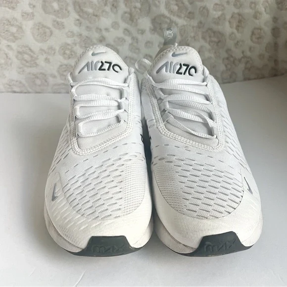 Nike White and Purple Air Max 270 Sneakers - Picture 2 of 7